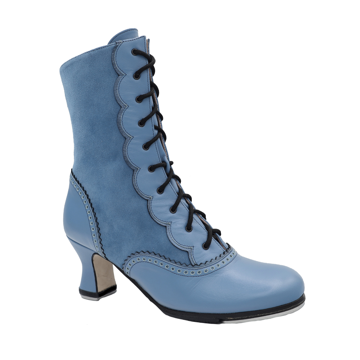 The Picini 2.5" Cornflower Blue Hard Sole Tap - Preorder