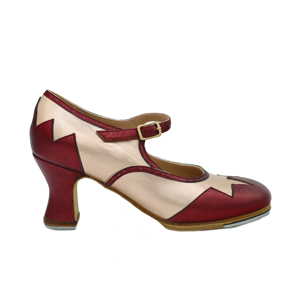 The Holly 2.5" Rose Gold Hard Sole Tap - Preorder
