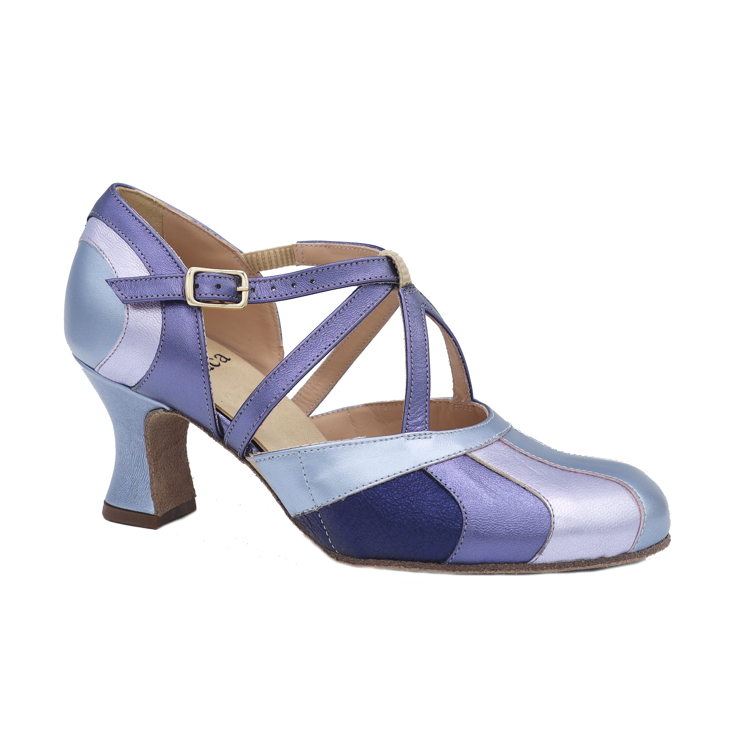 The Center Stage 2.5" Purple Soft Sole - Final Sale