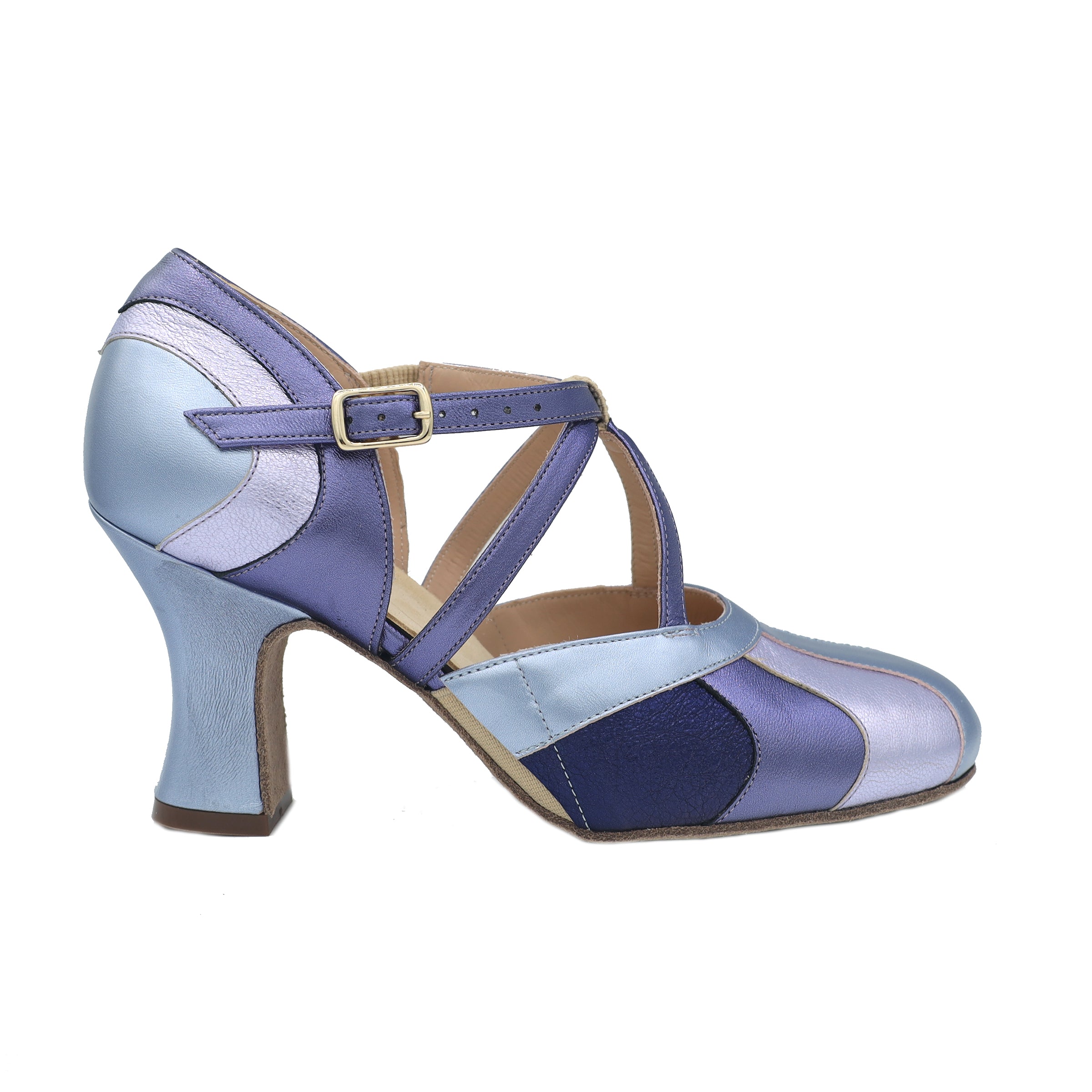 The Center Stage 3" Purple Soft Sole - Final Sale