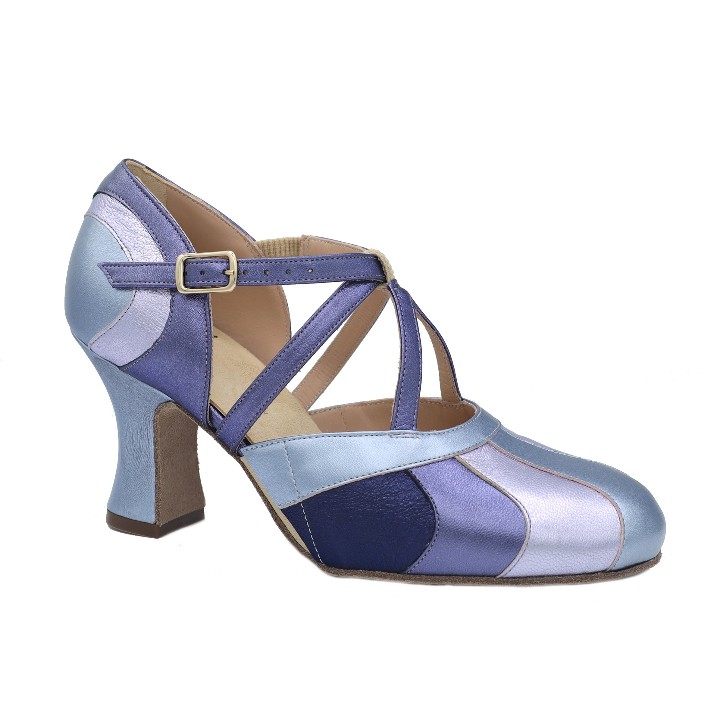 The Center Stage 3" Purple Soft Sole - Final Sale