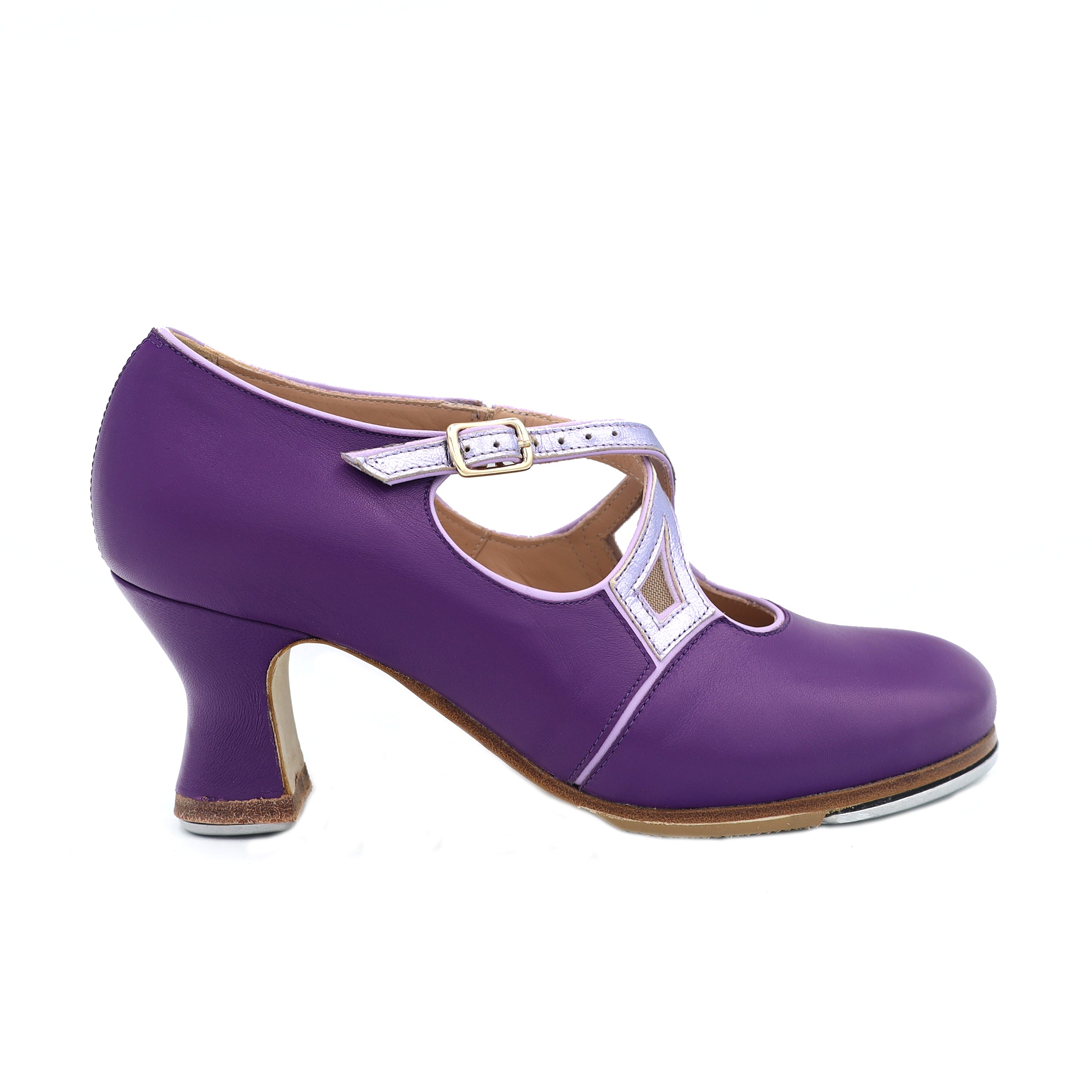 The Curtain Call Purple Hard Sole Tap - Final Sale