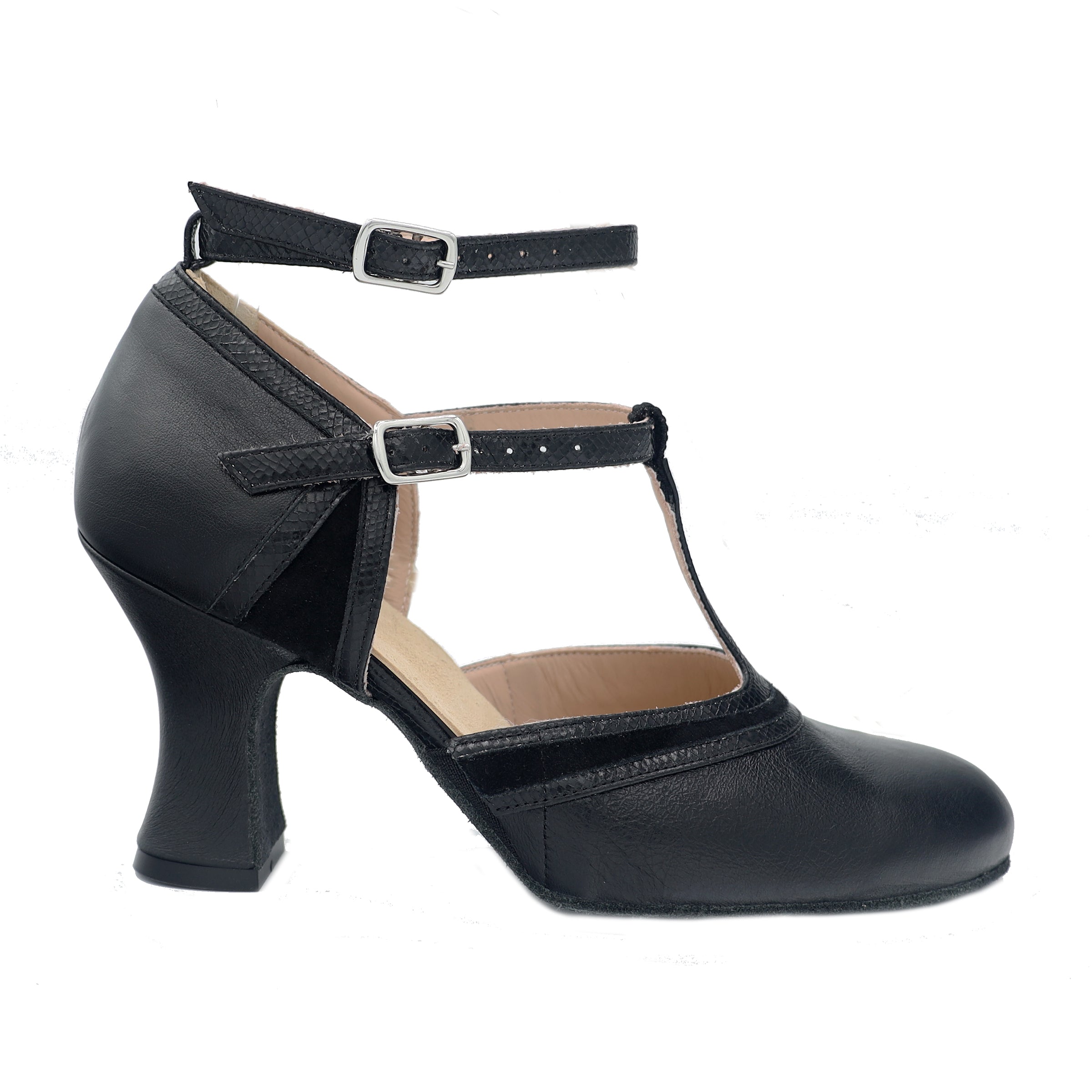 The Marquee 3" Black Soft Sole - Final Sale