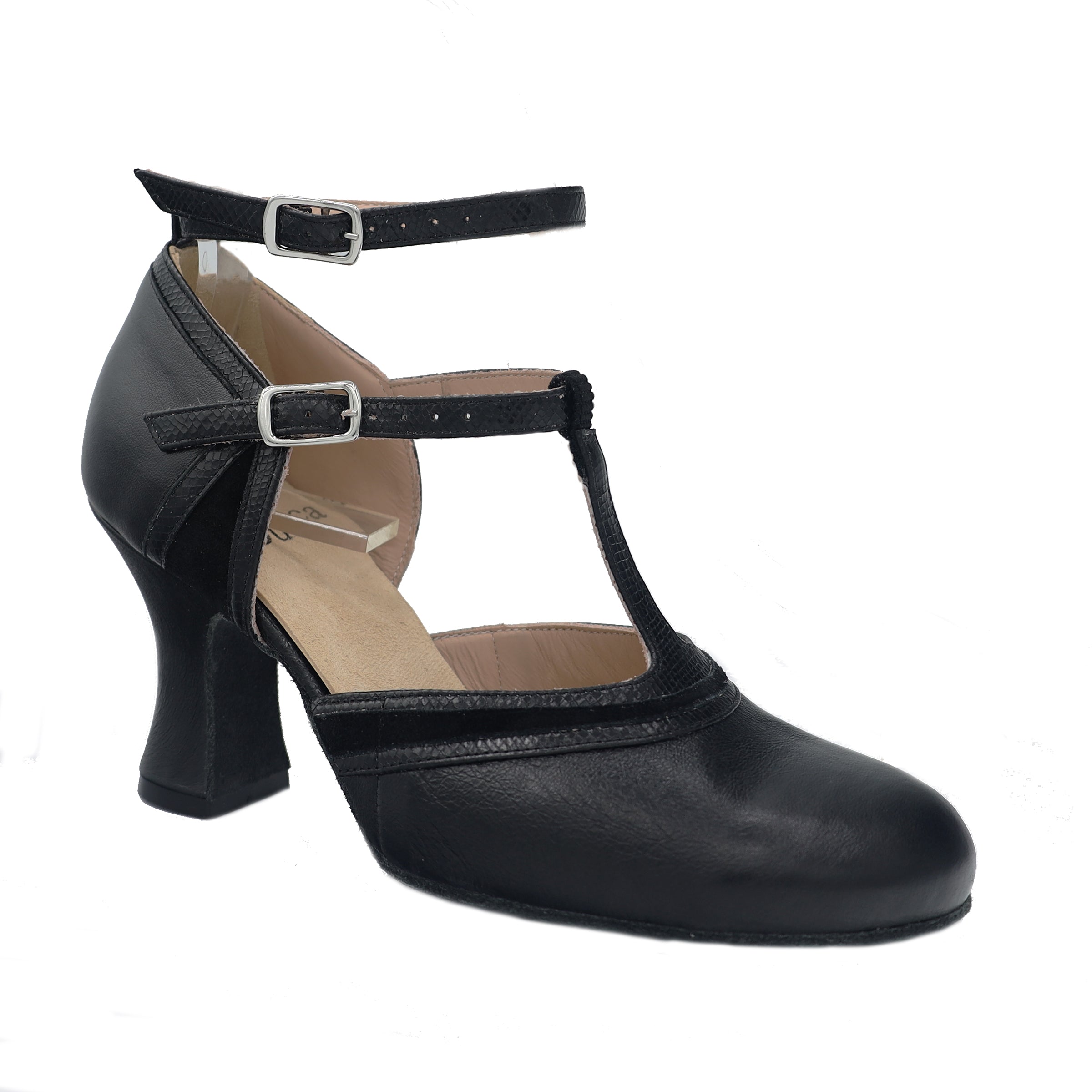 The Marquee 3" Black Soft Sole - Final Sale