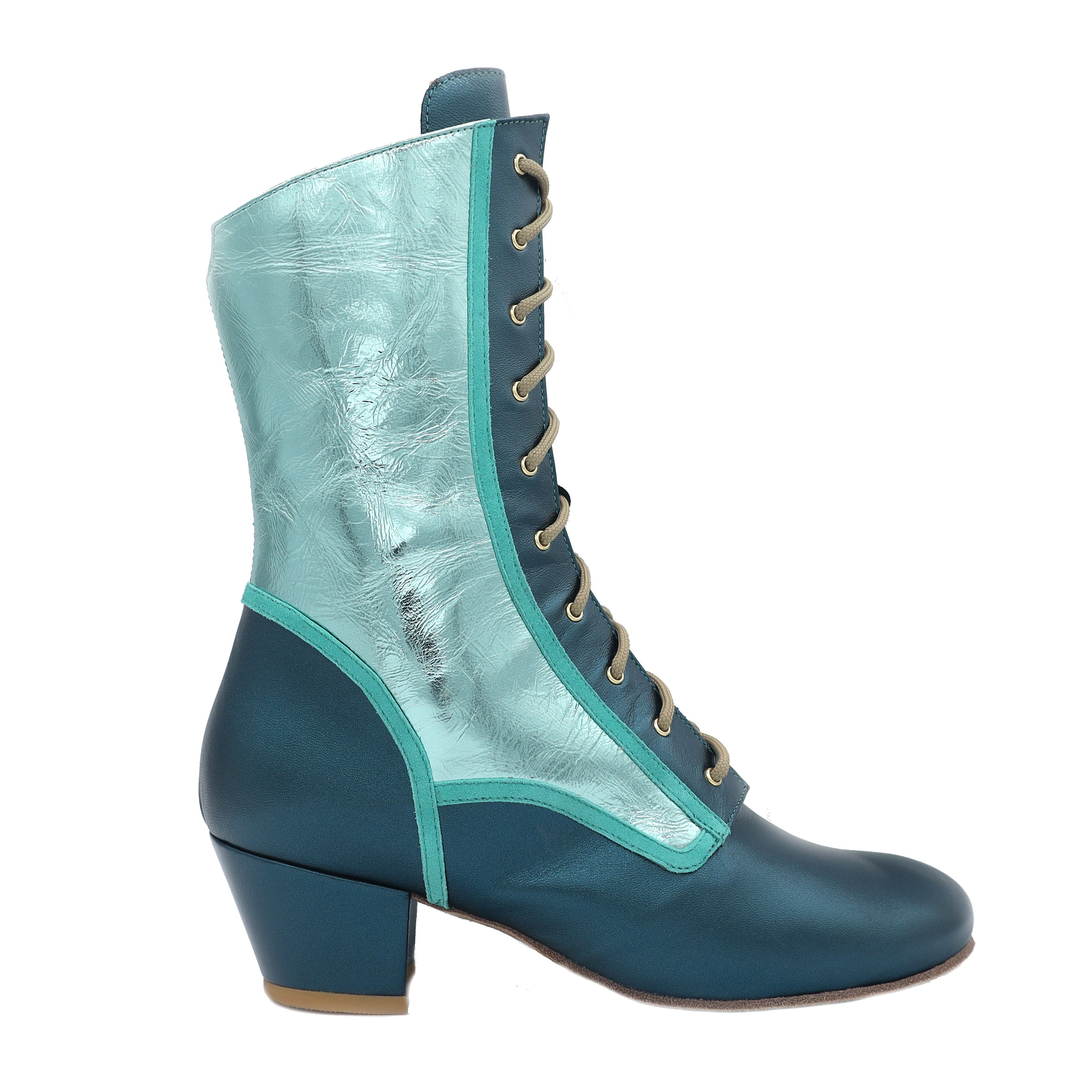 The Spotlight 2" Cuban Teal Soft Sole - Final Sale