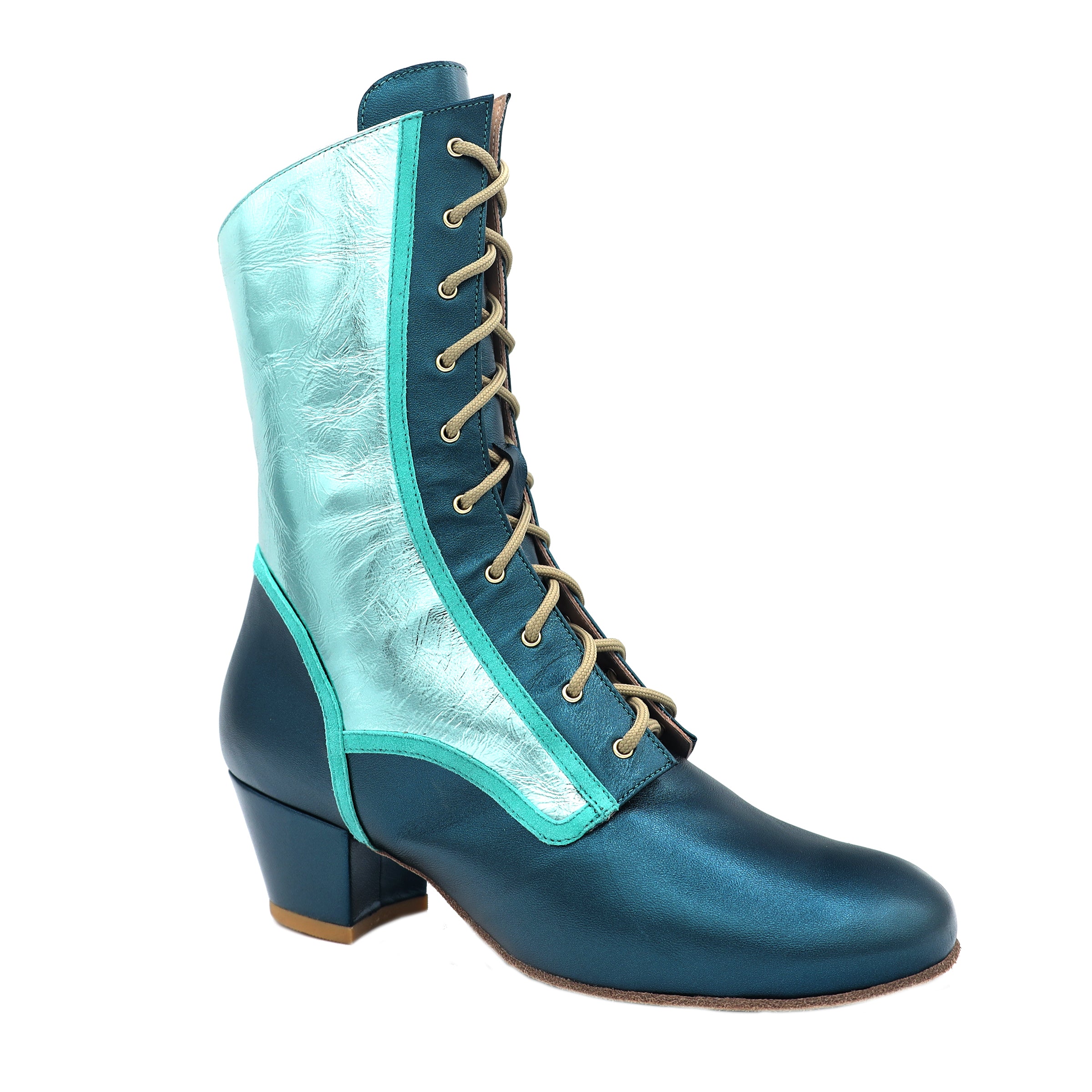 The Spotlight 2" Cuban Teal Soft Sole - Final Sale